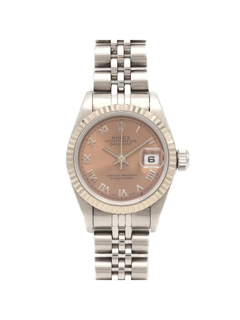 Rolex Datejust Stainless Steel White Gold Automatic